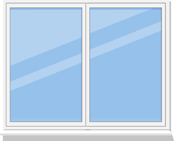 two panel window